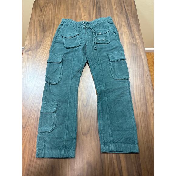 Free people Tahiti Cargo Pants NWOT SIZE M Cord - Picture 1 of 5